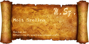 Molt Szelina névjegykártya